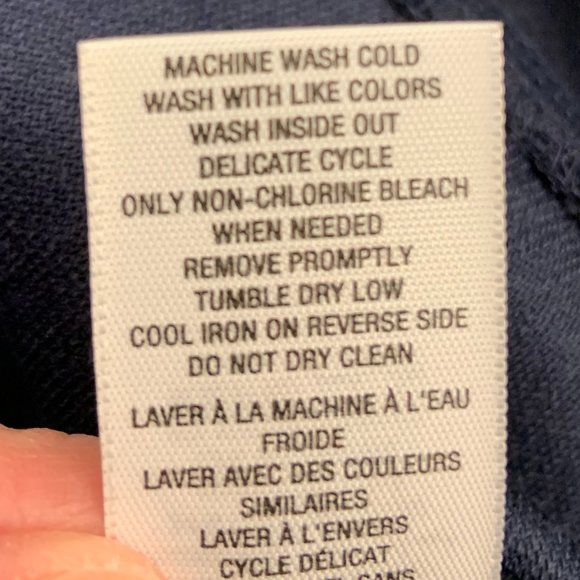 Juicy Couture Black Label Regal Robertson Microterry Jacket Y2K Dark Blue Size M - Picture 10 of 10